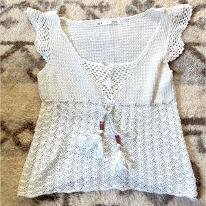 Beautiful summer white top from Sfera Casual